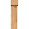 Ekena Millwork Traditional Block Smooth Bracket w/ Offset Brace, Western Red Cedar, 7 1/2"W x 20"D x 32"H BKT0806X20X32TRA05SWR - alternate 2